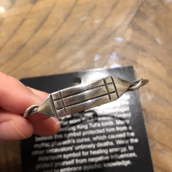 Alex and Ani Atlantean Symbol Wrap bracelet - Picture 4 of 4